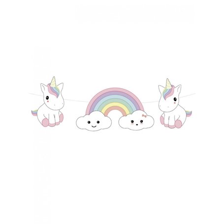 Guirlande baby licorne 3M