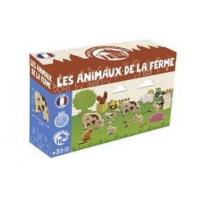 Les animaux de la ferme en bois