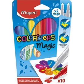 Feutres magiques color'peps x10 bte carton