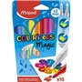 Feutres magiques color'peps x10 bte carton