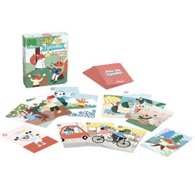 Jeu de 7 familles - les activites des animaux - michelle carlslund