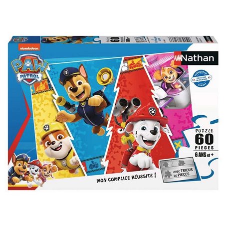 Nathan Puzzle 60 p - La Pat'Patrouille colorée