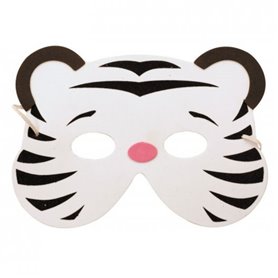 Masque pour enfant Tigre Blanc