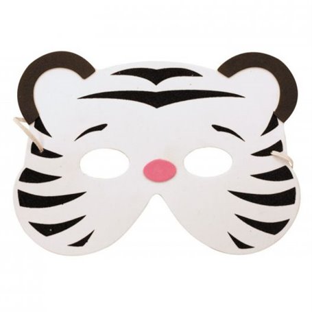 Masque pour enfant Tigre Blanc