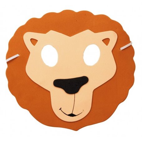 Masque en mousse modele Lion