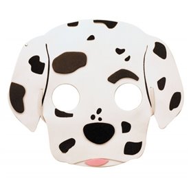 Masque en mousse modele dalmatien