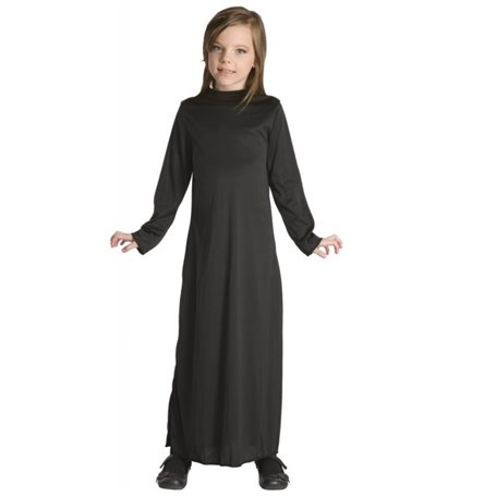 Costume DIY Robe noir sorciere 4-6 ans