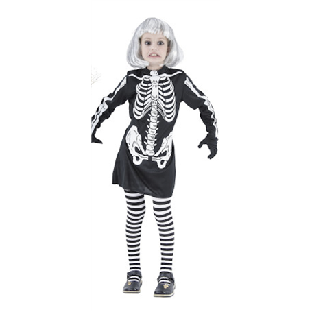 costume halloween squelette 10/12 ans