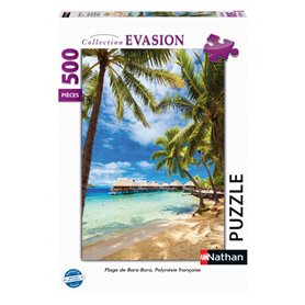 Puzzle Plage de Bora bora 500 p