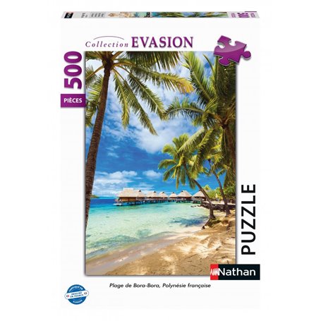 Puzzle Plage de Bora bora 500 p