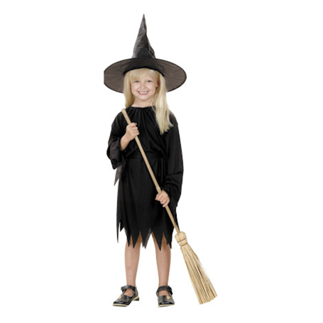 Costume halloween sorciere 4/6 ans