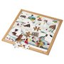 Puzzle en Bois - Puzzle de météo extrême - froid (64) - jeu Montessori