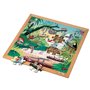 Puzzle en Bois -Foret tropicale (49 pieces) - jeu Montessori