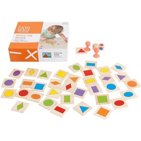 Combiner - Mathematiques - Coller la forme - jeu Montessori