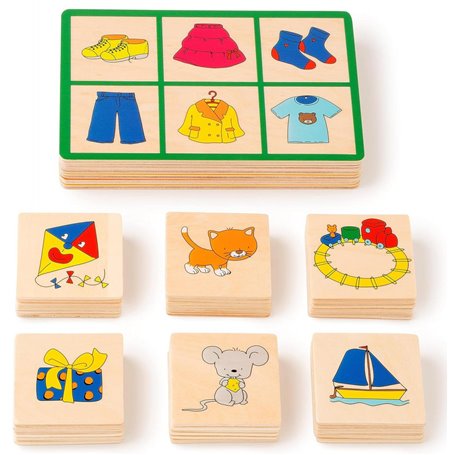 Jeu Bingo - Bingo des mots - jeu Montessori