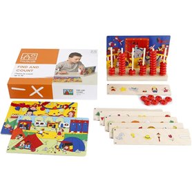 Apprendre à compter - Trouver et compter - jeu Montessori