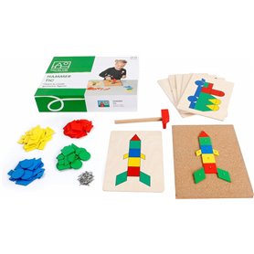 Créativité - Développer la motricité - Marteau - jeu Montessori