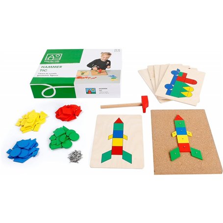 Créativité - Développer la motricité - Marteau - jeu Montessori