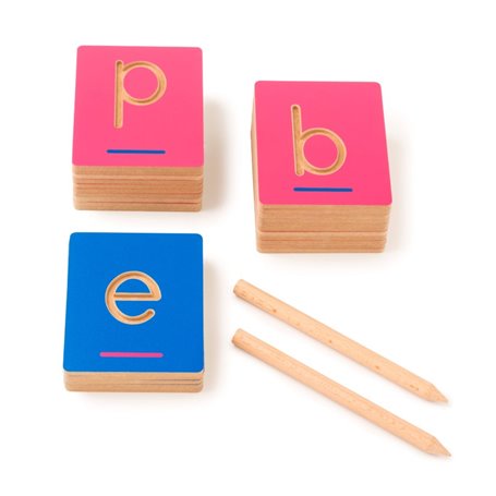 Jeu éducatif Sentir la lettre - jeu Montessori