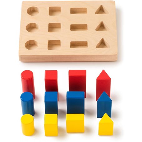 Tri Motricité - Trier les figures - jeu Montessori