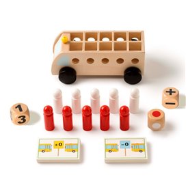 Jeux éducatif Bus mathématique - jeu Montessori