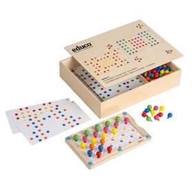 Formes et couleurs - grandes mosaïques - jeu Montessori