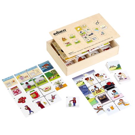 Apprendre Les Langues - Cause et effet - jeu Montessori