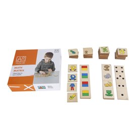 Combinaisons et quantités - jeu Montessori