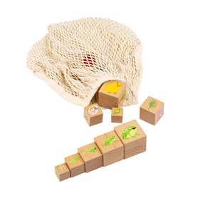 Nature - Blocs de cycle de vie - bois - jeu Montessori