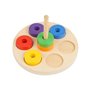 Formes et couleurs - Empilez les disques - jeu Montessori