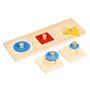 Puzzle en Bois - Puzzle la forme - jeu Montessori