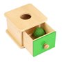 Jeu de formes - Peekaboo vert - jeu Montessori