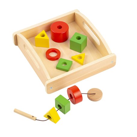 Apprendre Les Mathématiques - Enfiler la perle - jeu Montessori