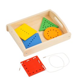 Motricité - apprendre à lacer - jeu Montessori