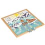 Puzzle en Bois - Nature et climat Puzzle Réchauffement climatique - jeu Montessori