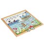 Puzzle en Bois - Nature & Climate Puzzle- soupe plastique - jeu Montessori