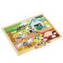 Puzzle en Bois - Puzzle Together - au zoo pour enfants - jeu Montessori