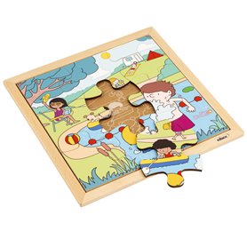 Puzzle en Bois - Seasons Puzzles - été - jeu Montessori