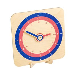 Apprendre Les Mathématiques - Horloge 24h  - jeu Montessori