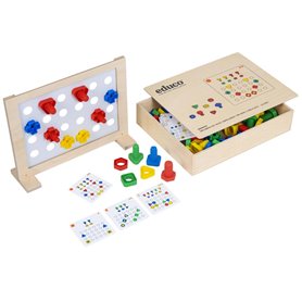 Jeu de formes et couleurs - Visser ensemble - jeu Montessori