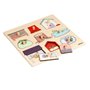 Puzzle en Bois - Puzzle surprise - maisons d'animaux - jeu Montessori