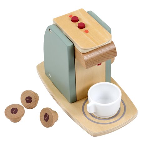 Jeu d'imitation - machine à café en bois - jeu Montessori