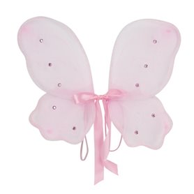 Ailes de fee rose luxe enfant