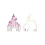Set de 8 invitations Princesse