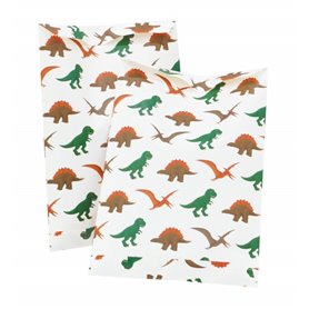 Pochettes papier Dino x 8pcs