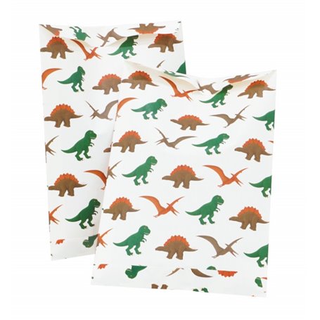 Pochettes papier Dino x 8pcs