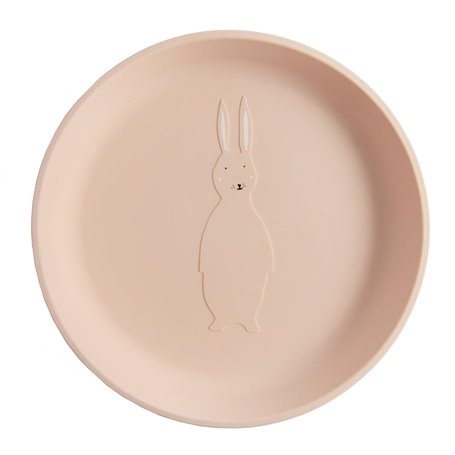 assiette silicone - madame lapin