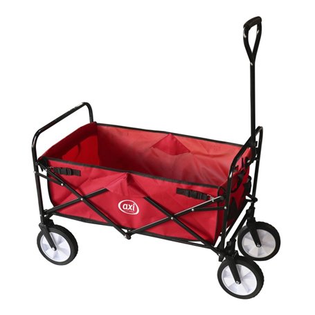 Chariot de plage rouge pliant AB100 Foldable Beachwagon Red