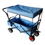 Chariot pliable avec toit bleu AB210