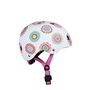 Casque Vélo et Trottinette Doodle Dots boucle magnétique  lumière LED intégrée  Taille XS